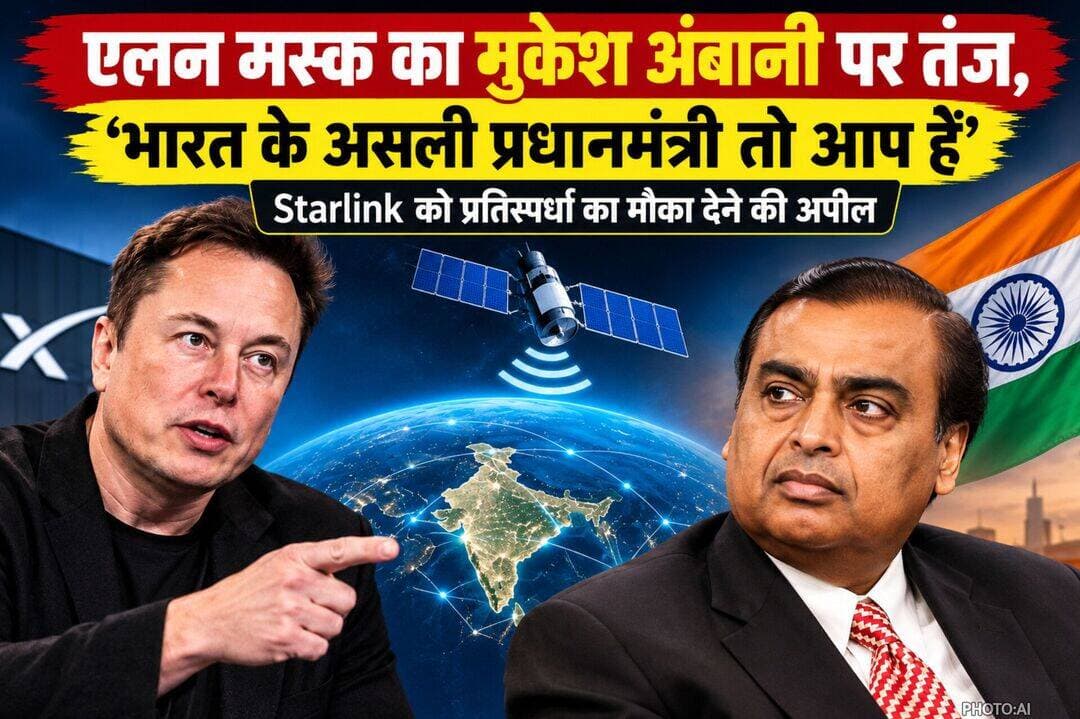 ख़बर:
डेस्क ब्यूरो। टेस्ला और स्पेसएक्स के प्रमुख एलन मस्क ने भारत के कारोबारी मुकेश अंबानी पर तंज कसते हुए उन्हें ‘भारत का असली बॉस’ बताया है। सोशल मीडिया प्लेटफॉर्म X पर साझा की गई एक पोस्ट में मस्क ने व्यंग्यात्मक अंदाज में मुकेश अंबानी को ‘प्रधानमंत्री अंबानी’ कहकर संबोधित किया और भारत में अपनी सैटेलाइट इंटरनेट सेवा Starlink को प्रतिस्पर्धा करने का मौका देने को कहा।
एलन मस्क ने अपनी पोस्ट की शुरुआत ‘डियर प्राइम मिनिस्टर अंबानी’ यानी ‘प्रिय प्रधानमंत्री अंबानी’ से की। उन्होंने लिखा कि उन्हें इस बात का एहसास नहीं था कि भारत के असली बॉस मुकेश अंबानी हैं। मस्क की यह टिप्पणी व्यंग्यात्मक थी, जिसके जरिए उन्होंने भारत के इंटरनेट बाजार में बड़े कारोबारी समूहों के प्रभाव पर सवाल उठाया।
मस्क ने आगे लिखा कि अंबानी स्वाभाविक रूप से भारत के लोगों का एकाधिकार के जरिए शोषण जारी रखना चाहेंगे, लेकिन क्या वे फिर भी Starlink को प्रतिस्पर्धा करने की अनुमति देने पर विचार करेंगे?
मस्क ने अपनी पोस्ट में भारत के उन इलाकों का जिक्र किया, जहां आज भी इंटरनेट की सुविधा उपलब्ध नहीं है। उन्होंने कहा कि इंटरनेट तक पहुंच नहीं होने से बच्चों को शिक्षा के अवसर नहीं मिल पाते और छोटे कारोबारियों को अपने उत्पाद वैश्विक बाजार में बेचने का मौका नहीं मिलता।
उन्होंने दावा किया कि Starlink इन लोगों की जिंदगी बेहतर बनाने में मदद कर सकता है। मस्क ने अपनी पोस्ट के अंत में धन्यवाद देते हुए हाथ जोड़ने वाला इमोजी भी साझा किया।
मस्क की इस पोस्ट को भारत के दूरसंचार और इंटरनेट बाजार में प्रतिस्पर्धा के मुद्दे से जोड़कर देखा जा रहा है। Starlink सैटेलाइट के जरिए इंटरनेट सेवा उपलब्ध कराने वाली कंपनी है, जिसका संचालन मस्क की कंपनी SpaceX करती है।
<nis:link nis:type=tag nis:id=elonmusk nis:value=ElonMusk nis:enabled=true nis:link/> <nis:link nis:type=tag nis:id=mukeshambani nis:value=MukeshAmbani nis:enabled=true nis:link/> <nis:link nis:type=tag nis:id=starlink nis:value=Starlink nis:enabled=true nis:link/> <nis:link nis:type=tag nis:id=starlinkindia nis:value=StarlinkIndia nis:enabled=true nis:link/> <nis:link nis:type=tag nis:id=प्रधानमंत्रीअंबानी nis:value=प्रधानमंत्रीअंबानी nis:enabled=true nis:link/> <nis:link nis:type=tag nis:id=एलनमस्क nis:value=एलनमस्क nis:enabled=true nis:link/> <nis:link nis:type=tag nis:id=मुकेशअंबानी nis:value=मुकेशअंबानी nis:enabled=true nis:link/> <nis:link nis:type=tag nis:id=spacex nis:value=SpaceX nis:enabled=true nis:link/> <nis:link nis:type=tag nis:id=reliancejio nis:value=RelianceJio nis:enabled=true nis:link/> <nis:link nis:type=tag nis:id=internetcompetition nis:value=InternetCompetition nis:enabled=true nis:link/> <nis:link nis:type=tag nis:id=satelliteinternet nis:value=SatelliteInternet nis:enabled=true nis:link/> <nis:link nis:type=tag nis:id=telecomnews nis:value=TelecomNews nis:enabled=true nis:link/> <nis:link nis:type=tag nis:id=businessnews nis:value=BusinessNews nis:enabled=true nis:link/> <nis:link nis:type=tag nis:id=technews nis:value=TechNews nis:enabled=true nis:link/> <nis:link nis:type=tag nis:id=digitalindia nis:value=DigitalIndia nis:enabled=true nis:link/> <nis:link nis:type=tag nis:id=indiatelecom nis:value=IndiaTelecom nis:enabled=true nis:link/> <nis:link nis:type=tag nis:id=internetmarket nis:value=InternetMarket nis:enabled=true nis:link/> <nis:link nis:type=tag nis:id=viralnews nis:value=ViralNews nis:enabled=true nis:link/> <nis:link nis:type=tag nis:id=breakingnews nis:value=BreakingNews nis:enabled=true nis:link/> <nis:link nis:type=tag nis:id=latestnews nis:value=LatestNews nis:enabled=true nis:link/> <nis:link nis:type=tag nis:id=hindinews nis:value=HindiNews nis:enabled=true nis:link/> <nis:link nis:type=tag nis:id=indianews nis:value=IndiaNews nis:enabled=true nis:link/> <nis:link nis:type=tag nis:id=xpost nis:value=XPost nis:enabled=true nis:link/> <nis:link nis:type=tag nis:id=internetservices nis:value=InternetServices nis:enabled=true nis:link/> <nis:link nis:type=tag nis:id=telecomsector nis:value=TelecomSector nis:enabled=true nis:link/>