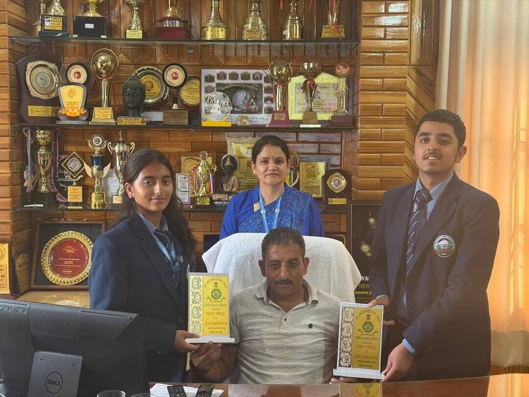 कसौली इंटरनेशनल पब्लिक स्कूल, सनवारा ने रेबीज क्विज में हासिल किया प्रथम स्थान
