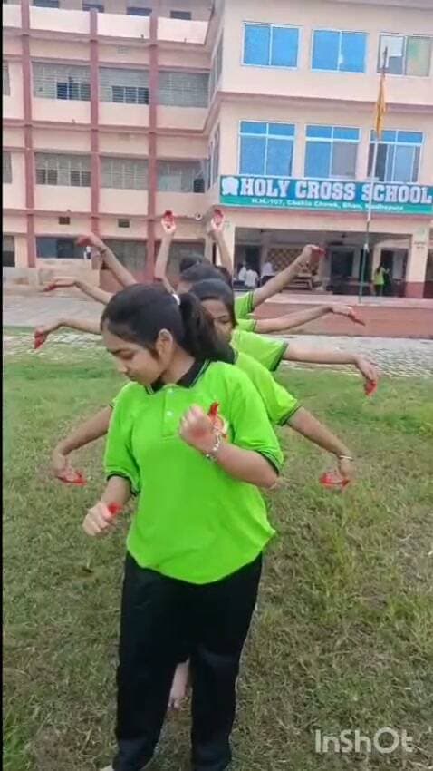 🔴 महालया पर होली क्रॉस स्कूल की छात्राओं की प्रस्तुति।
This mahalaya action dance video choreograph by Keya ma'am.