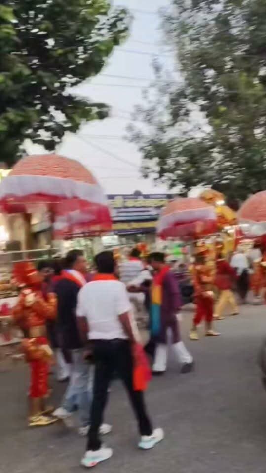 बहरोड़ में अग्रवाल समाज के महाराजा अग्रसेन जयंती महोत्सव के तहत निकाली शहर में झांकी व शोभायात्रा