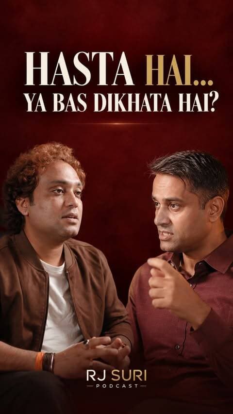 जो हँसता है सबके सामने, ज़रूरी नहीं कि अकेले में भी खुश हो…
This World Mental Health Day, RJ SURI Podcast brings an important conversation on mental health, childhood struggles, teenage challenges, and relationships.
Featuring Dr. R. K. Sharma (MBBS, MD – Psychiatry) exploring the stories behind our behaviour and why understanding matters more than judgment.
From childhood to adulthood, recognising the warning signs and seeking timely help can make a difference.
Mental Health Matters. Every Story Deserves to Be Heard.
🎙️ RJ SURI Podcast — Real Stories. Real Conversations.
#RJSuriPodcast #WorldMentalHealthDay #MentalHealthAwareness #DrRKSharma #MentalHealthMatters Psychology