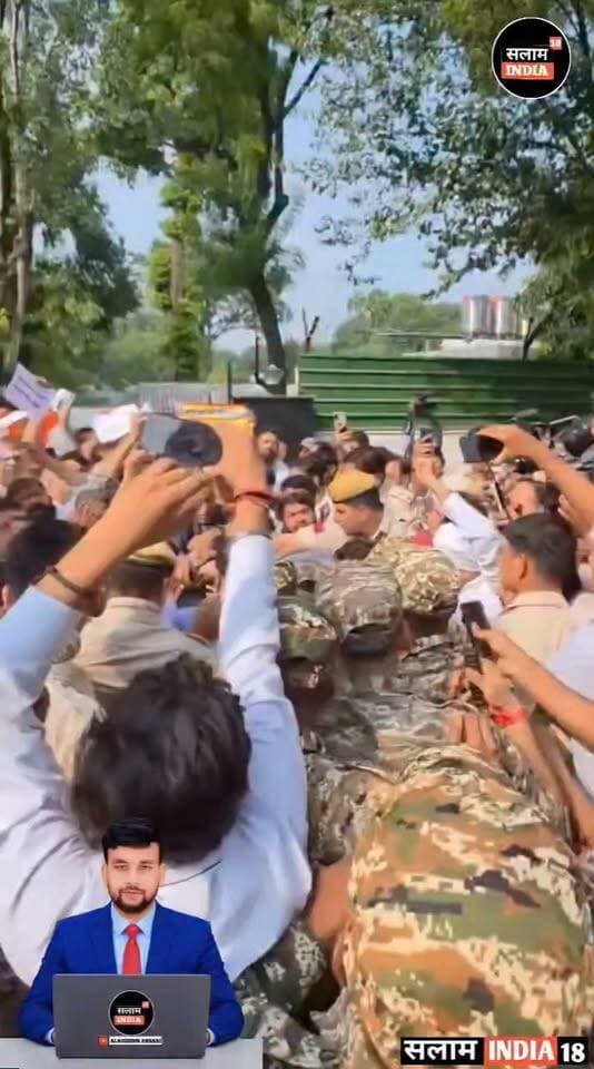 जंतर मंतर पर प्रोटेस्ट के दौरान लाखों युवाओं की उमड़ी भीड़ सभी को पुलिस ने किया डिटेन फिर भी नहीं मान रहे युवा!