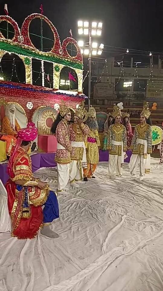 प्राचीन रामलीला मैदान हल्द्वानी में श्री राम जन्म और तड़का सुबाहु वध की लीला का मंचन...