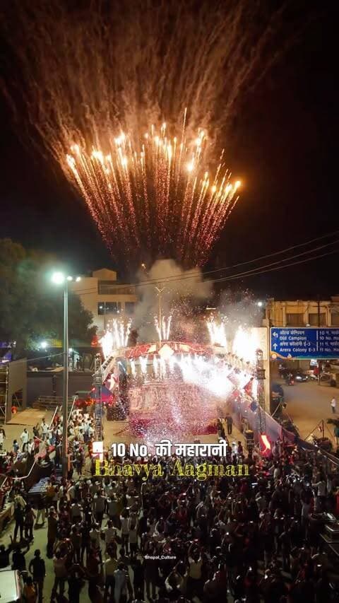 ✨Mata Rani Aa gai ✨🙌#bhopal_the_city_of_lakes #10nambermarket #jaymatadi #aagman #bhopali