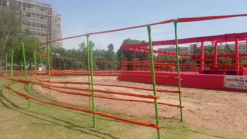 #नगर #निगम की और से आज से आजाद पार्क मै होगा डांडिया रास #Live