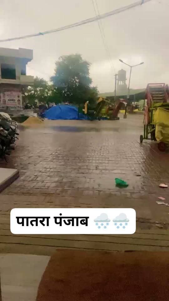 जोरदार बारिश पातरा मंडी पंजाब 🌨️🌨️🌨️🌨️