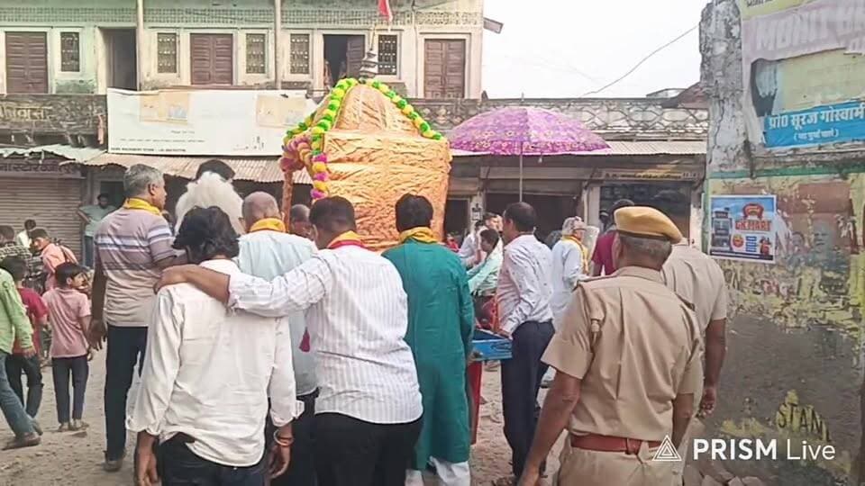 #live वजीरपुर में निकली अग्रसेन महाराज की शोभायात्रा #news7rajasthan #news7 #wazirpur #gangapurcity