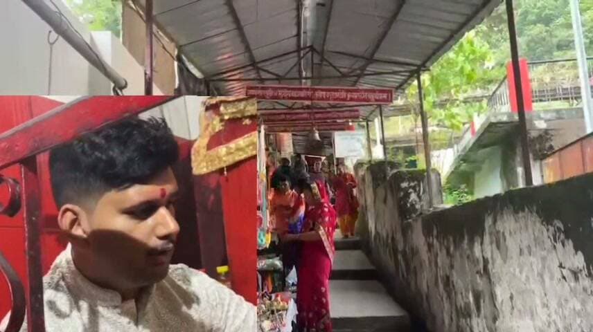 नवरात्रि के पहले दिन मां ज्वाल्पा देवी मंदिर में उमड़ी श्रद्धालुओं की भीड़।