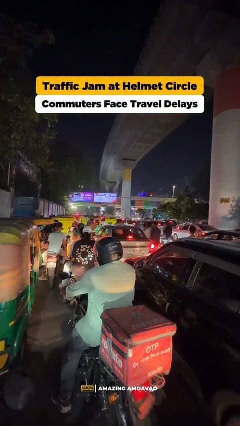 Traffic Jam at Helmet Circle
Commuters Face Travel Delays
#Amdavad #HelmetCircle #AmdavadTraffic #TrafficJam #AmdavadNews
(Amdavad, Helmet Circle, Traffic Jam, Traffic Congestion, Amdavad Traffic, Commuters, Motorists, Travel Delays, City Traffic, Road Traffic, Traffic Update, Busy Junction, Urban Traffic, Road Safety, Amdavad News)