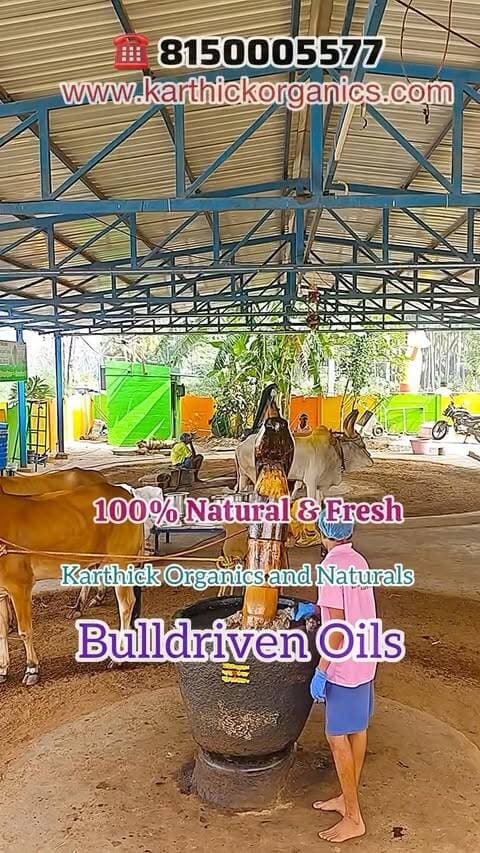 📌 @love_bengaluru @karthicknaturals
📍Real Cold pressed Cooking oil.
Bull driven ghani Oil.
✨FSSAI & Agmark Certified.
Order @ www.karthickorganics.com
Mob 8150005577.
✅Zero Heat 0°c-Pure Oil’s
✅No refined / No Artificial colours
✅ Recommended By Farmers
✅ Complete Nutrition
✅ Authentic Flavour & Aroma
✅ Lab Tested
✅ 6 days @Solar shed - Natural Filteration
✅ Boosts Immunity
✅ More Health benefits 💪
Bangalore address
Karthick Organics
Viratnagar main road.
Bommanahalli.