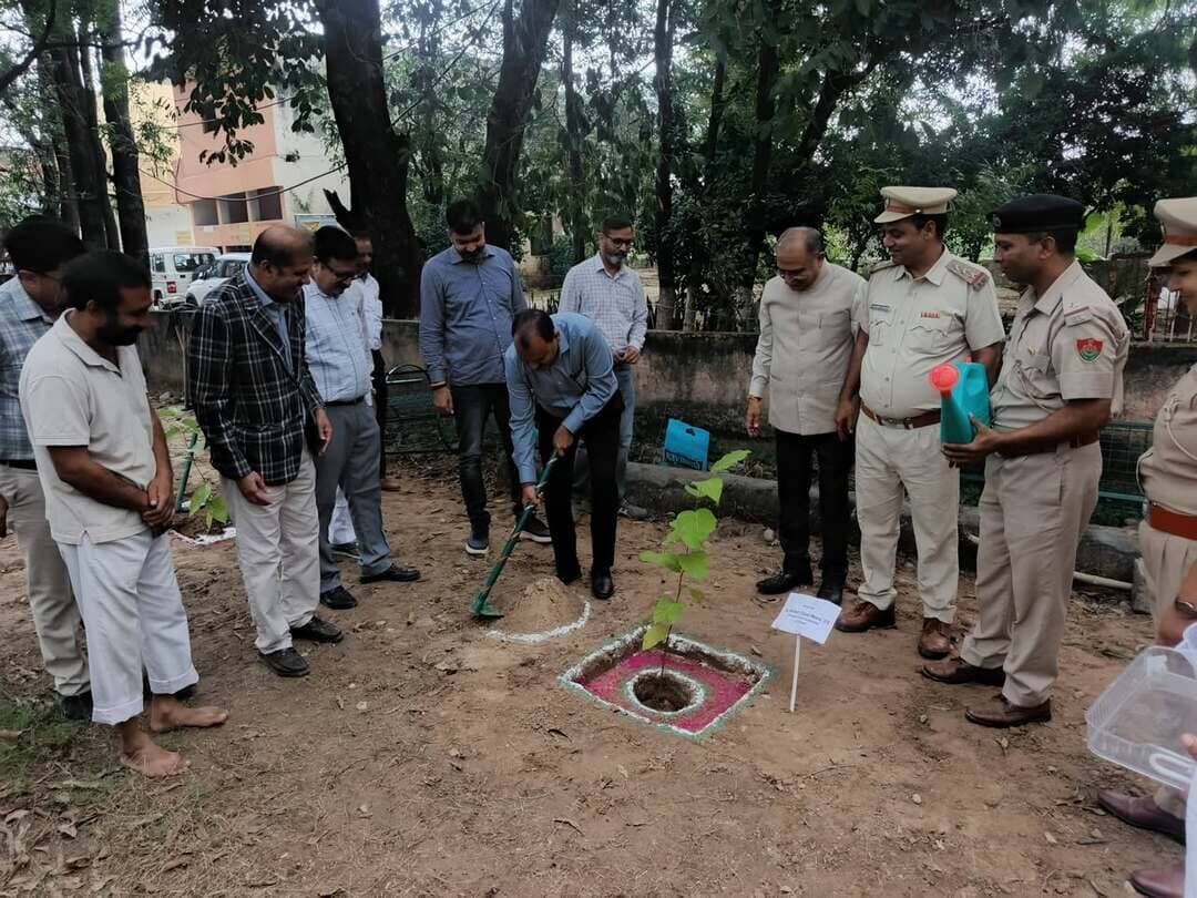 *सरस्वती नदी के किनारे साल के पौधों का रोपण*
*व्यासपुर, 11 अक्टूबर, रविवार -- हरियाणा सरस्वती हेरिटेज डेवलपमेंट बोर्ड की ओर से रविवार को अजात आश्रम,व्यासपुर में सरस्वती नदी के किनारे पौधारोपण अभियान चलाया गया। इस दौरान साल के 10 पौधे लगाए गए। माना जाता है कि साल के पेड़ भूजल संरक्षण और जल पुनर्भरण में सहायक होते हैं।
इस अवसर पर हरियाणा विद्युत नियामक आयोग के चेयरमैन मुकेश गर्ग, सरस्वती बोर्ड के मुख्य कार्यकारी अधिकारी डॉ. कुमार सुप्रवीन, हरियाणा वन विभाग के प्रधान मुख्य वन संरक्षक कैलाश चंद मीणा, वन विभाग के जीएम दीपक अलावड़ी तथा जिला वन अधिकारी संदीप सैनी सहित वन विभाग के अन्य अधिकारी मौजूद रहे। स्थानीय प्रशासन की ओर से व्यासपुर के एसडीएम डॉ. कुलदीप सिंह ने भी अभियान में भाग लिया।
सभी अधिकारियों ने पौधे लगाकर पर्यावरण संरक्षण और हरियाली बढ़ाने का संकल्प लिया। बोर्ड की ओर से बताया गया कि सरस्वती नदी के किनारे हरियाली बढ़ाने और पर्यावरण संरक्षण के उद्देश्य से यह अभियान चलाया जा रहा है। आने वाले समय में आदि बद्री, यमुनानगर सहित सरस्वती नदी के किनारो पर 1000 के लगभग पौधे लगाए जायेंगे।