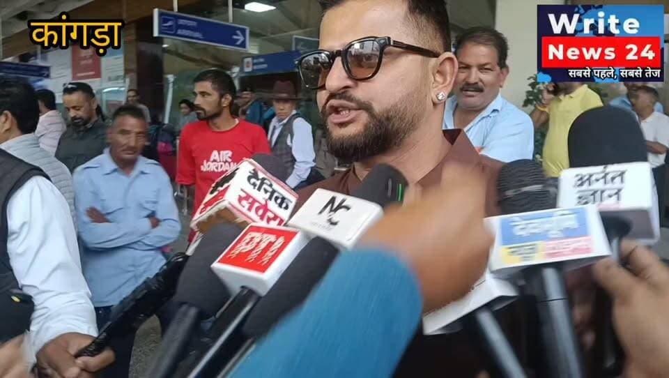 कांगड़ा पहुंचे पूर्व भारतीय क्रिकेटर सुरेश रैना, नवरात्रों की दी सभी शुभकामनाएं, पत्रकारों से की बातचीत ।
#cricket #dharmshala #kangra #navratri