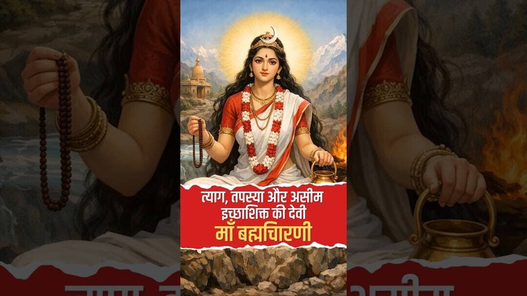 शारदीय नवरात्रि 2026 का दूसरा दिन: आइए जानें मां ब्रह्मचारिणी का स्वरूप और उनकी अद्भुत महिमा!