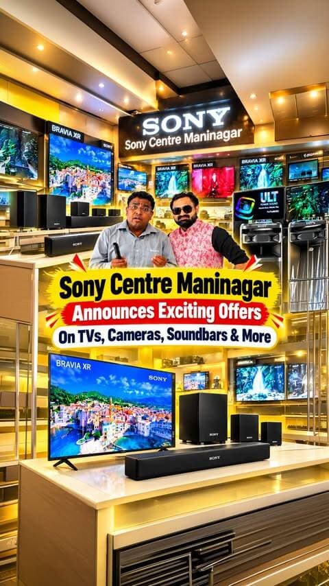 🔥 SONY MEGA OFFERS IN MANINAGAR! 📺📸
Thinking of upgrading your Sony TV or camera? This is the perfect time! 🤩
📺 Sony TVs: Up to 30% OFF + ₹55,000 Cashback
🔊 TV + Soundbar Combo: Extra discounts up to ₹15,000
📸 Sony DSLR Cameras: Up to ₹10,000 Cashback
🎁 Free Memory Card + Battery
💳 Easy EMI: Get 1 EMI FREE on eligible purchases
✅ 3 Years Complete Warranty on TVs
From stunning Sony TVs to powerful cameras and home theatres, grab your favourite Sony products with amazing deals!
📍 Sony Centre, Near Maninagar Char Rasta, Ahmedabad
🔥 Visit today and make the most of these incredible offers!
#sonycentre #sony #maninagar #ahmedabad #sonyoffers tvdeals cameraoffers electronicsale