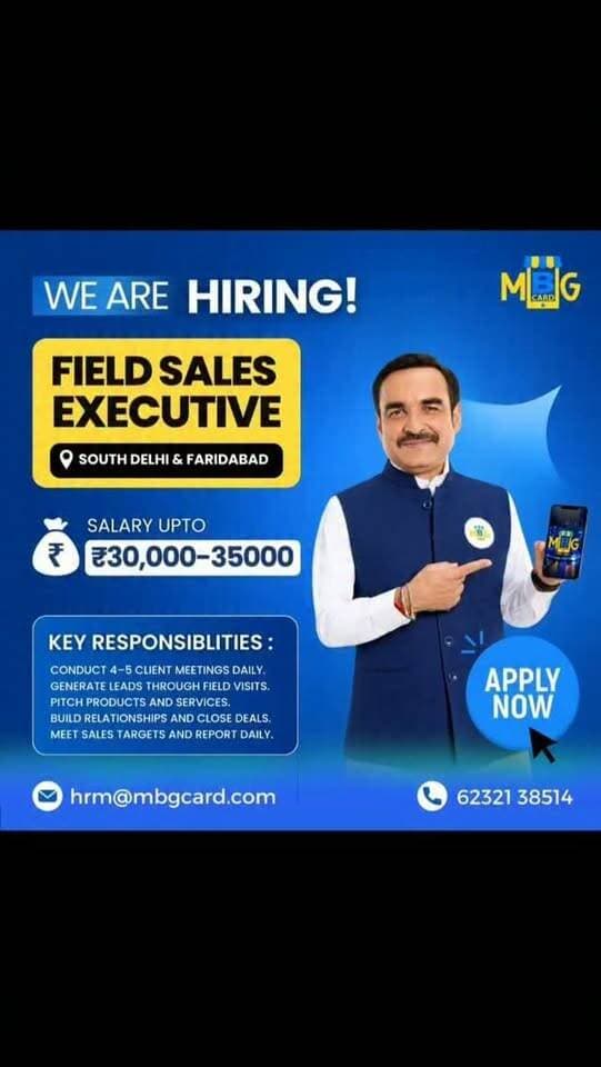 Interested candidates, please call me at 8745934615.
Location faridabad and south delhi
Salary & Benefits:
Fixed Salary + Incentives
Travel Allowance
Weekly Scheme Benefits