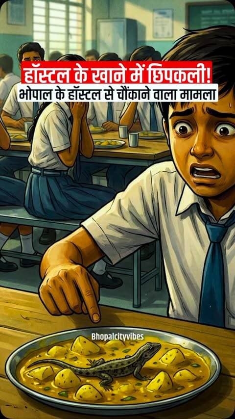 भोपाल के स्कूल हॉस्टल में खाने को लेकर बड़ा मामला!
आलू की सब्जी में छिपकली मिलने के आरोप के बाद 13 छात्रों की तबीयत बिगड़ गई। बच्चों को उल्टी-दस्त की शिकायत के बाद JP अस्पताल ले जाया गया। फिलहाल सभी की हालत स्थिर बताई जा रही है।
आखिर बच्चों को परोसे गए खाने की जांच कैसे हुई? मामले की पूरी जानकारी जानिए।
#BhopalNews #Bhopal #MPNews #SchoolHostel #BreakingNews FoodSafety
