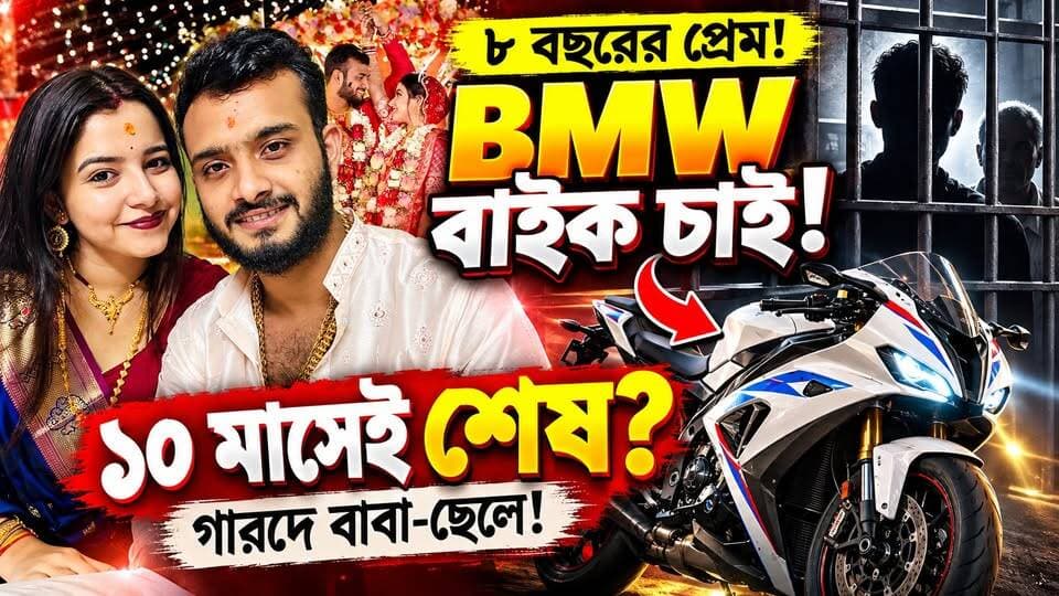 সোস্যাল মিডিয়াতে প্রতিবাদের ঝড়! গ্রেফতার স্বামী-শ্বশুর! আট বছরের প্রেম করে বিয়ের ১০ মাসেই মেদিনীপুরের বধূর চরম পরিণতি! BMW বাইক নিয়ে অশান্তির অভিযোগ,
#MedinipurLive #MedinipurCrimeNews #SnehaChakraborty #DowryAllegation #মেদিনীপুর #মেদিনীপুরেরখবর #স্নেহাচক্রবর্তী #পণেরঅভিযোগ