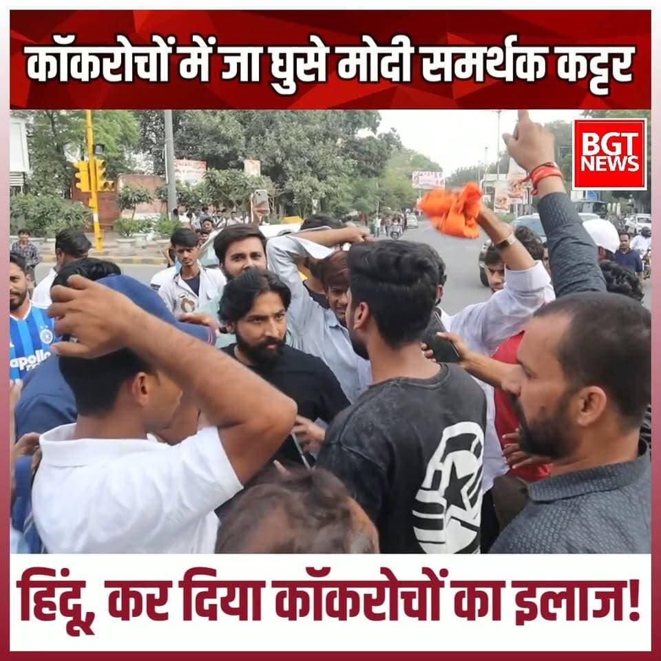 कॉकरोचों में जा घुसे मोदी समर्थक कट्टर हिंदू, कर दिया कॉकरोचों का इलाज!