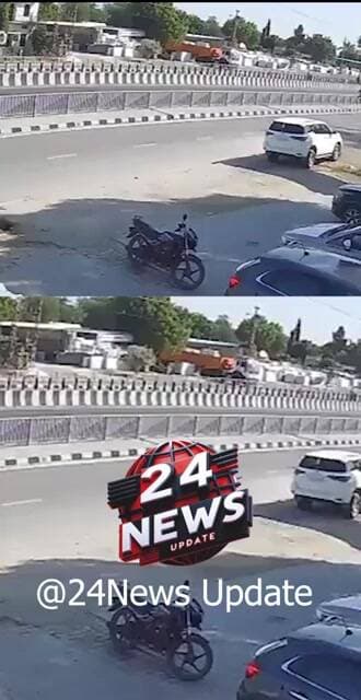 राजसमंद में रफ्तार का कहर: टायर फटते ही डिवाइडर पर चढ़ी थार, #rajasthan #news #24newsupdateudaipur