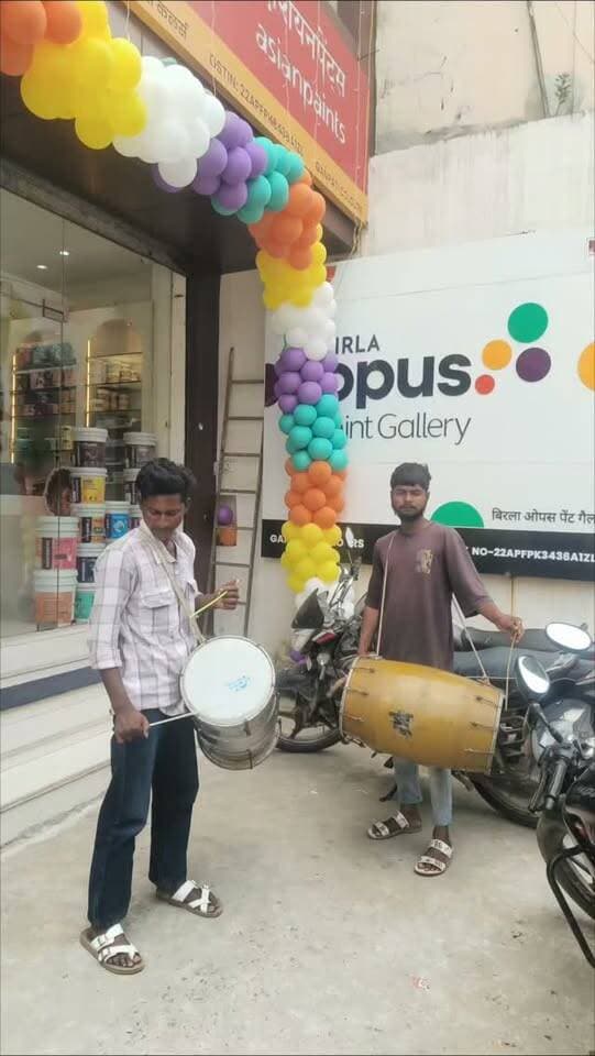 रायगढ़ में धमाकेदार एंट्री! | Birla Opus Paint at Ganpati Paint Raigarh | New Showroom Launch #viral #paint #birlaopus #opus #paintings