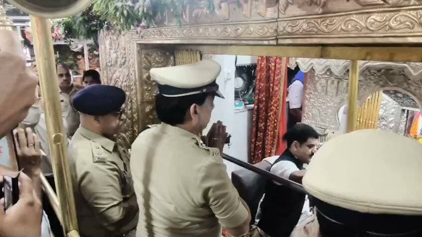 IG गौरव राजपूत ने किया मां शारदा के दर्शन*