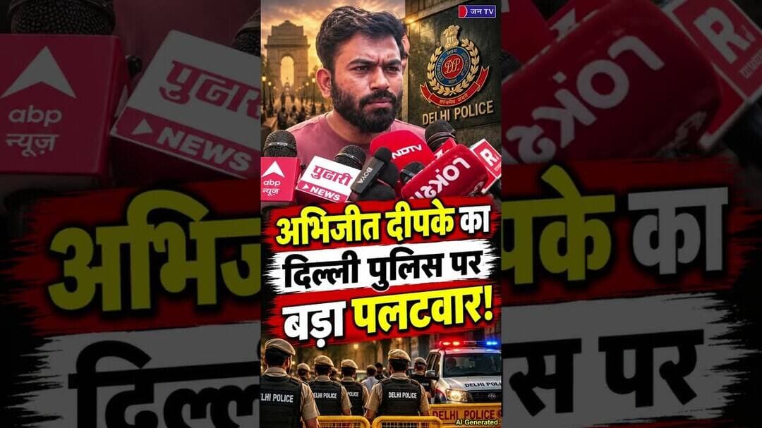 'मुझे और परिवार को मानसिक टॉर्चर किया!' #Delhi Police पर #AbhijeetDipke का पलटवार #cjp #shorts #reel