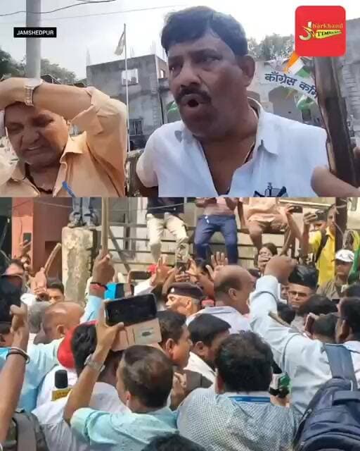 जेएनयू प्रकरण को लेकर बिष्टुपुर में भाजपा-कांग्रेस आमने-सामने, जमकर हंगामा और पत्थरबाजी !