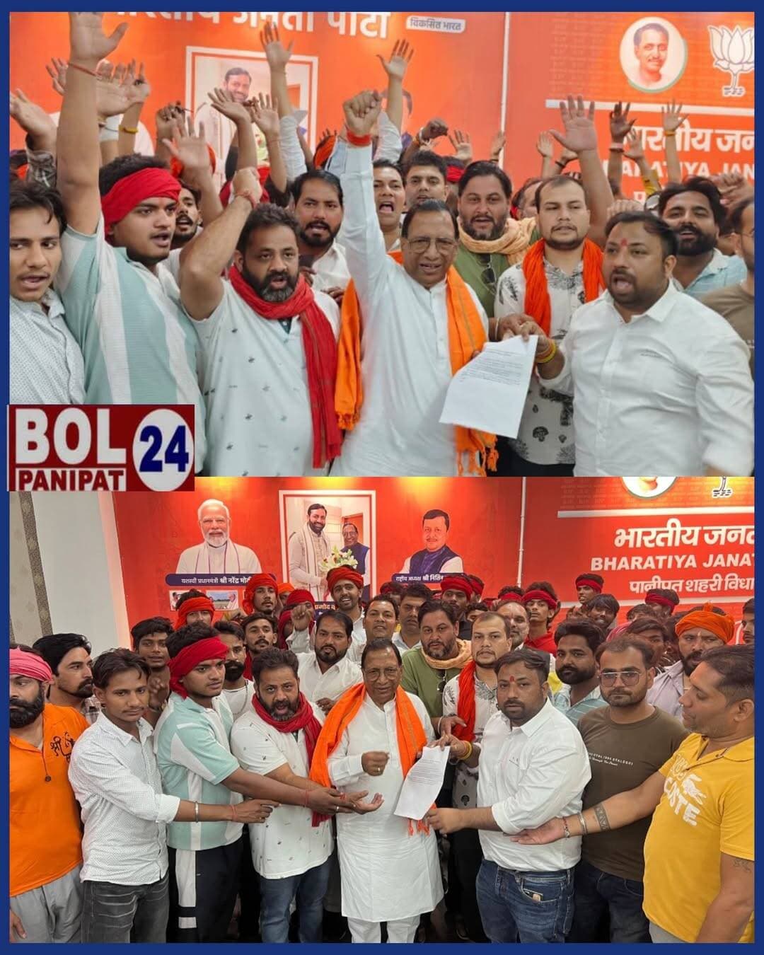 पानीपत की हनुमान सभाओं ने विधायक प्रमोद विज से की मांस की दुकानें नवरात्रि में बंद करने की मांग
विधायक विज ने स्थानीय प्रशासन को भेजा पत्र, दुकानदारों से की अपील
बोले – आस्था का सम्मान कर स्वयं बंद करें मांस का व्यापार
पानीपत
नवरात्रि के पावन अवसर पर पानीपत शहर में वर्षों से चली आ रही हनुमान स्वरूप के नगर भ्रमण की परम्परा के तहत इस वर्ष भी हनुमान स्वरूप नगर में घर – घर जाकर लोगों को आशीर्वाद प्रदान कर रहे हैं किन्तु हनुमान सभाओं का कहना है कि नगर भ्रमण के दौरान रास्ते में कई जगह मांस, अंडे, मीट की दुकानें खुली हुई है जिससे उन्हें असुविधा होती है और आस्था व पर्व की पवित्रता पर नकारात्मक असर पड़ता है| इससे आसपास माहौल भी खराब होता है | इसलिए विधायक विज से अपील करते हैं कि शहर में नवरात्रि पर्व की शुरुआत से दशहरे तक मांस की दुकानें बंद रखी जाएं |
इस पर विधायक प्रमोद विज ने ज्ञापन लेते ही तत्काल जिला प्रशासन को पत्र लिखा एवं फोन के माध्यम से बात कर प्रशासन को दिशा निर्देश दिए कि मांस की दुकानें शीघ्र ही बंद की जाएं | उन्होंने कहा कि पानीपत के हनुमान स्वरूप आस्था के सच्चे प्रतीक हैं | यह परम्परा कई वर्षों से चली आ रही है| पानीपत के लोग हनुमान स्वरूप में अपनी विशेष आस्था रखते हैं | इनकी आस्था का सम्मान करते वे प्रशासन एवं व्यापारियों से अपील करते हैं कि आगामी कुछ दिनों तक मांस की दुकानें बंद रखी जाएं |