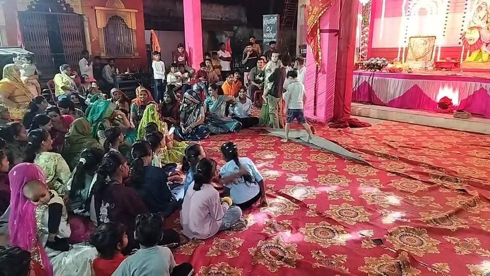 #live बाटोदा में नव दुर्गा महोत्सव की धूम, डांडिया की खनक पर झूमी महिलाएं #dandiya #news7Rajathan