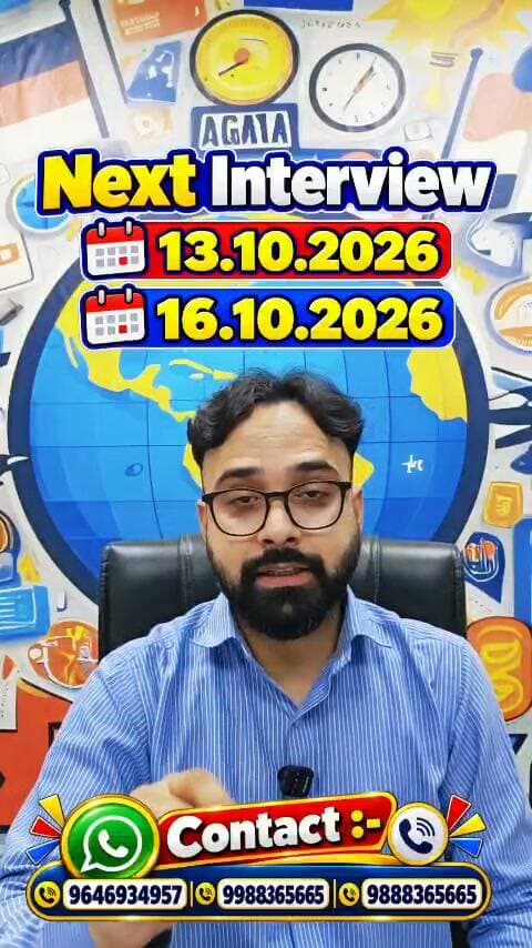 भारत की लाइसेंस प्राप्त मैनपावर भर्ती एजेंसी **Oshin International (OIMC Pvt. Ltd.)** द्वारा 24 सितंबर 2026 को दुबई में Picker Packer पदों के लिए इंटरव्यू आयोजित किया गया था।
इस भर्ती प्रक्रिया के पहले बैच के **40 उम्मीदवारों के वीज़ा आ गए हैं।** इंटरव्यू के लगभग 10 कार्यदिवसों के भीतर वीज़ा प्राप्त होने के बाद, पहला बैच 18 अक्टूबर 2026 को दुबई के लिए रवाना होगा।
अब इस भर्ती प्रक्रिया के अगले चरण में **13 अक्टूबर 2026 और 16 अक्टूबर 2026 को इंटरव्यू आयोजित किए जाएंगे।** उम्मीदवार अपनी सुविधा के अनुसार ऑनलाइन या Oshin International के कार्यालय में इंटरव्यू दे सकते हैं।
दुबई में रोजगार के अवसरों और आगामी भर्ती से संबंधित जानकारी के लिए उम्मीदवार Oshin International से संपर्क कर सकते हैं।
**डिस्क्लेमर:** वीज़ा, चयन, यात्रा और रोजगार संबंधित नियोक्ता एवं सक्षम प्राधिकरण की प्रक्रियाओं के अधीन हैं। उम्मीदवार आवेदन करने से पहले नौकरी की शर्तों और संबंधित जानकारी की पुष्टि अवश्य करें।