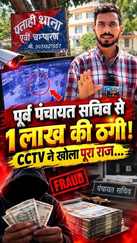 पताही में दिनदहाड़े 1 लाख की ठगी: 4 झपटमार, 2 बाइक और पुलिस को शक! अब CCTV पर टिकी निगाहें।
#MotihariNews #PatahiNews #BiharCrime #CrimeNewsBihar #Robbery #CCTVFootage #NewsAlert