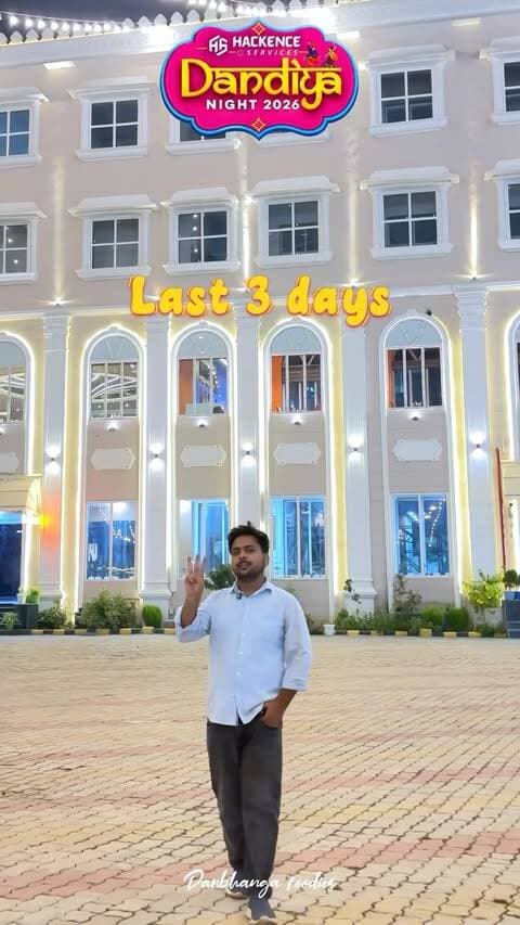 Only 3 Days Left So Book Your Tickets Immediately Guyss 😼
For Booking Tickets :- 9472948357 ; 9031852002
📅15 October | 📍Raj Resort,Darbhanga **Darbhanga, Get Ready to turn up the Dandiya vibes!** 🪩🔥
This Navratri, it’s not just a night… **it’s an experience!** 🕺💃
🎊 **HACKENCE NAVRATRI NIGHTS** 🎊
Dandiya • Music • Food • Dance • Full-on Festive Vibes ❤️🔥
🎟️ Single ₹349 | Couple ₹649 | Family ₹1199
And yes, the celebration gets even better with **Burger Singh** & **Gulal – The House of Fashion**! 🔥
So gather your squad, dress your best & get ready to **Dandiya like never before!** 🪩✨
#HackenceNavratriNights #DandiyaNights #Navratri2026 #Darbhanga #DarbhangaEvents DandiyaVibes RajResort NavratriVibe