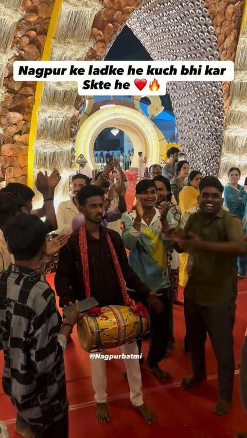 Nagpur he bhai ye 🔥❤️
#nagpur #navratri❤️ #nagpurfestivals #nagpuri #bhajan