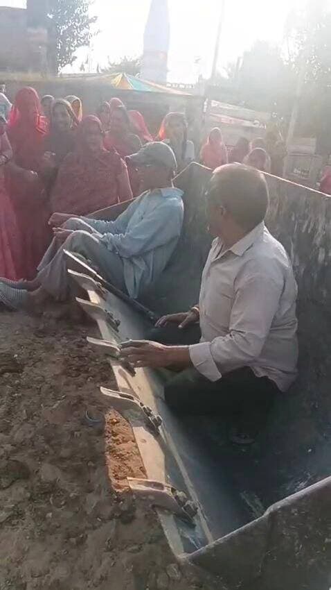 उच्च जलाशय निर्माण को लेकर हाई वोल्टेज ड्रामा, समझाइश के बाद निपटा मामला
