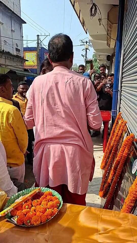 शहर मे तीन सडक कालीकरण योजनाओं का शिलान्यास
