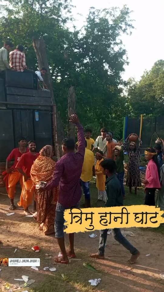 त्रिमुहानी कलश यात्रा के दृश्य #nonfollowers #foryouシ #trendingreels #reels #jaimatadi