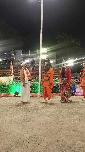 श्री रामलीला मैदान हल्द्वानी में राम केवट संवाद का मंचन...
