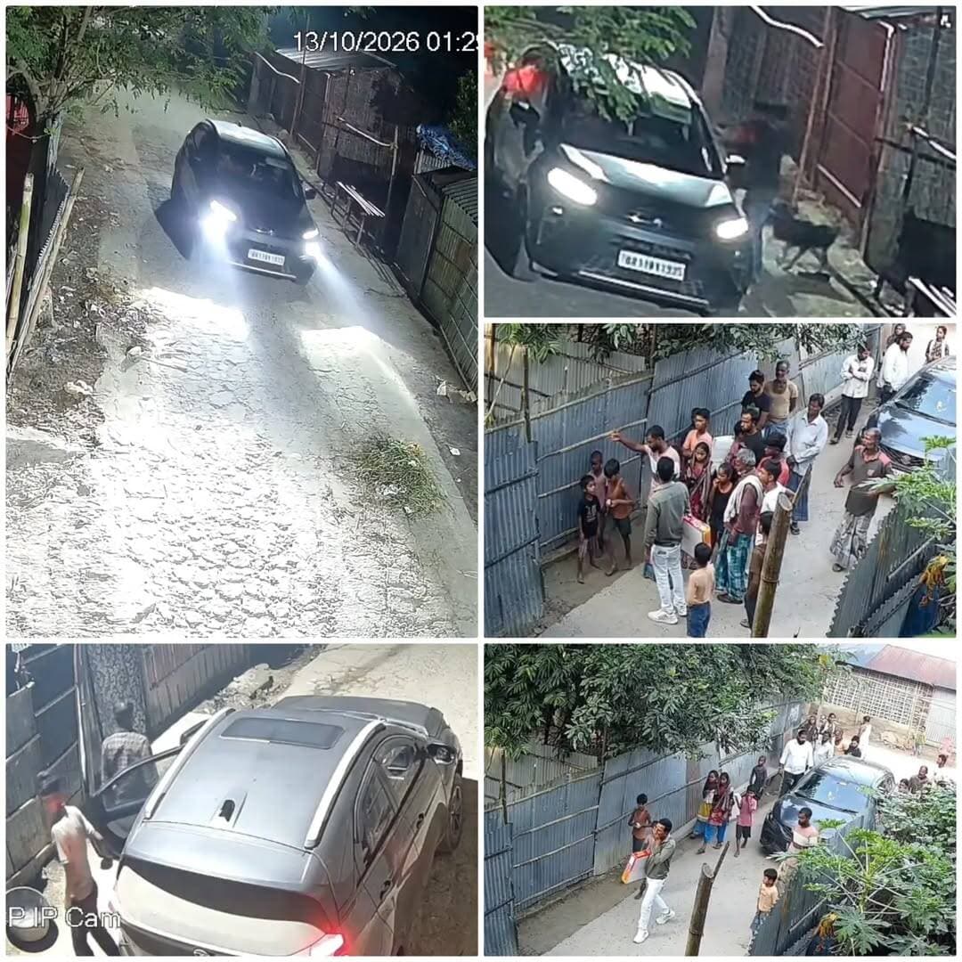 दिन में लॉटरी बेचने के बहाने गांव की रेकी, रात में कार से लौटकर बकरियां और नकदी ले उड़े चोर, कटिहार के डंडखोरा थाना क्षेत्र के मुस्लिम टोला में चोरी की वारदात से ग्रामीण हैरान, सीसीटीवी फुटेज में रात के अंधेरे में गांव पहुंचती दिखी कार