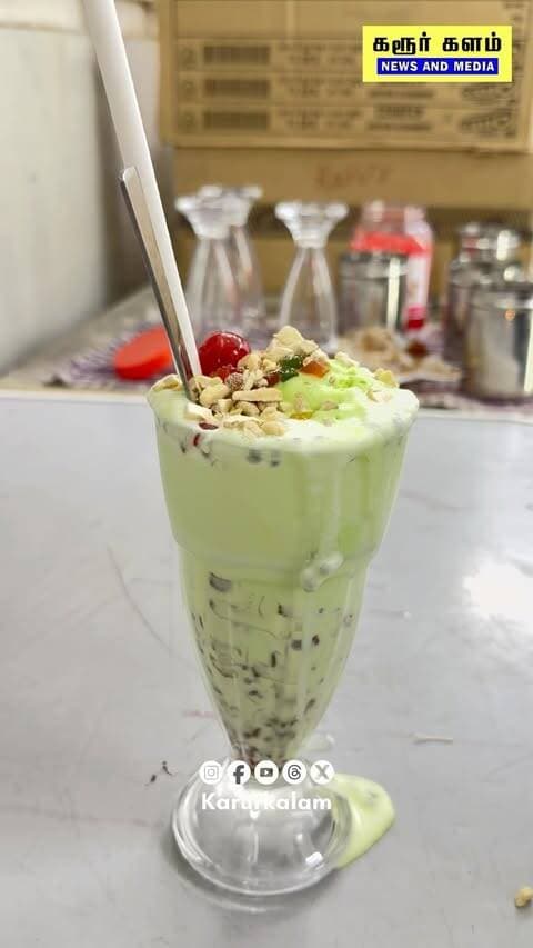 Royal Falooda ₹.90 only
📍Rose Milk Raja - Karur
Old Bus stand roundaana, Karur
#falooda #rosemilk #rosemilkraja #karur #icecream