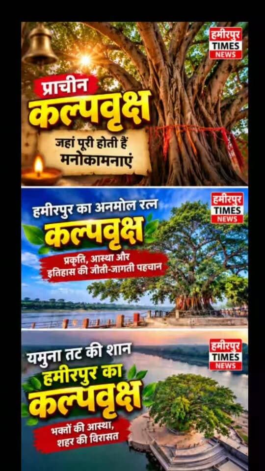 🌳 हमीरपुर का अद्भुत कल्पवृक्ष, आस्था और विरासत की अनमोल पहचान! 🙏
उत्तर प्रदेश के हमीरपुर में यमुना नदी के किनारे स्थित प्राचीन कल्पवृक्ष लोगों की आस्था और आकर्षण का केंद्र है। मान्यता है कि कल्पवृक्ष मनोकामनाएं पूर्ण करने वाला दिव्य वृक्ष है। 🌿✨
इस ऐतिहासिक वृक्ष की विशाल शाखाएं और प्राकृतिक सुंदरता लोगों को अपनी ओर आकर्षित करती हैं। हमीरपुर की पहचान बने इस अनमोल धरोहर को देखना अपने आप में एक खास अनुभव है।
📍 स्थान: यमुना तट, हमीरपुर, उत्तर प्रदेश
🙏 क्या आपने हमीरपुर के इस प्राचीन कल्पवृक्ष के दर्शन किए हैं? कमेंट में जरूर बताएं।
📸 Hamirpur Times News | हमीरपुर की हर खबर, सबसे पहले
#Hamirpur #HamirpurTimesNews #कल्पवृक्ष #हमीरपुर #हमीरपुर_की_पहचान Bundelkhand UttarPradesh UPNews हमीरपुर_न्यूज प्राचीन_विरासत धार्मिक_स्थल प्रकृति_प्रेमी IncredibleIndia ExploreHamirpur