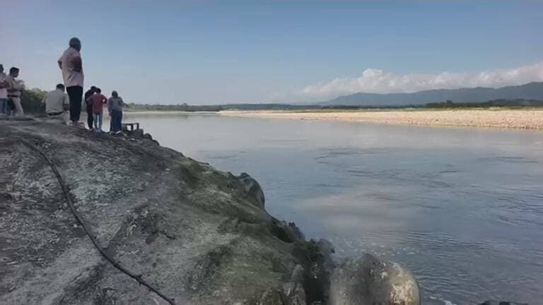चमुखा व्यास नदी में बंगाणा के व्यक्ति की डूबने की सूचना, मौके पर पहुंची रक्कड़ पुलिस, लाइव रिपोर्ट आनंद सूद