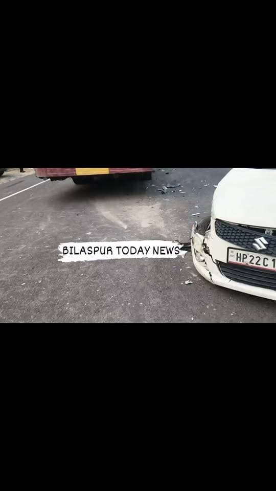 शिमला-मटौर मार्ग पर नसवाल के पास हादसा, हनुमान मंदिर के नजदीक कार और HRTC बस में टक्कर
