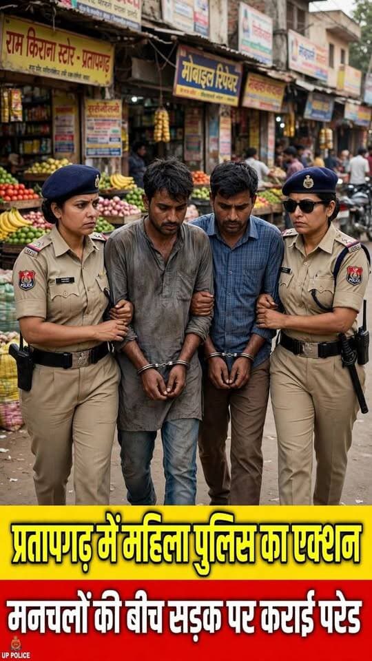 महिला सिपाहियों ने मनचलों की अच्छे से की खातिरदारी, दौड़ा-दौड़ा कर की कुटाई, रोड़ शो का वीडियो वायरल!
प्रतापगढ़। कानून-व्यवस्था को चुनौती देने वाले मनचलों की हेकड़ी निकालने का मामला आया सामने!
12 अक्टूबर को भगवा चुंगी चौकी के पास एक युवती से छेड़खानी कर फरार हुए दो शोहदों को प्रतापगढ़ पुलिस की महिला सिपाहियों ने करीब 1 किलोमीटर तक दौड़ाकर सबक सिखाया और घसीटते हुए कोतवाली ले गईं।
प्रत्यक्षदर्शियों के मुताबिक महिला सिपाहियों ने सख्त लहजे में पूछा - "अब दोबारा छेड़खानी करोगे?" तो दोनों आरोपी हाथ जोड़कर जान की भीख मांगने लगे।
पुलिस की इस कार्रवाई से बाजार में हड़कंप मच गया और लोगों ने कहा - "यही है असली महिला सशक्तिकरण!"
वीडियो सोशल मीडिया पर तेजी से वायरल हो रहा है।
#PratapgarhPolice #WomenPolice #PratapgarhNews #UPPolice #MancheloKiKutai #ViralVideo #BhagwaChungi #Kotwali #DDMNEWS
@Pratapgarh Police @UP Police @SP Pratapgarh @DM Pratapgarh
---