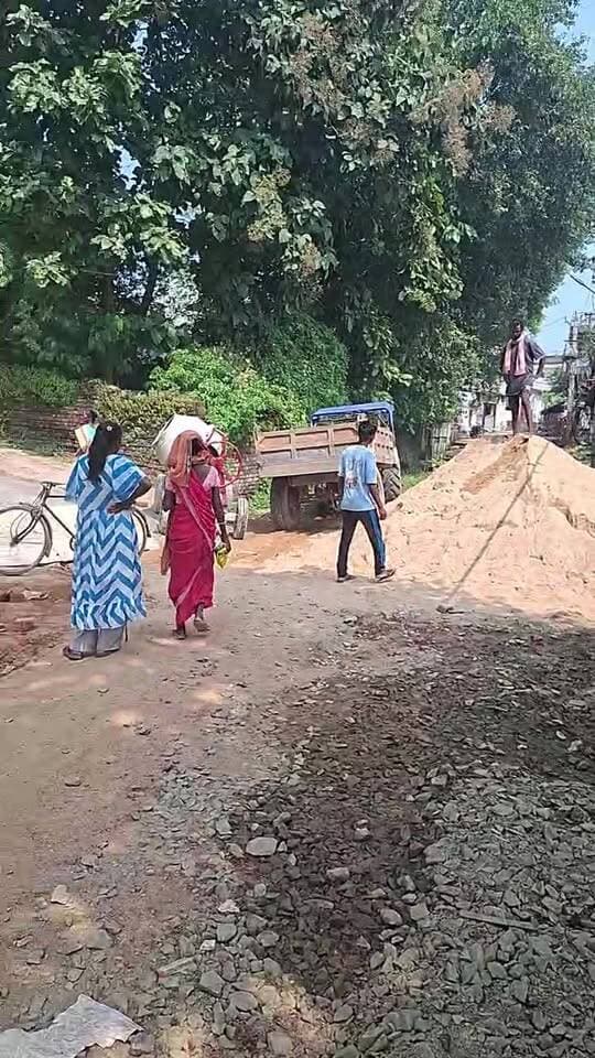 बलिया घाट, पुराना बस्ती, निर्माण कार्य पुरा,
