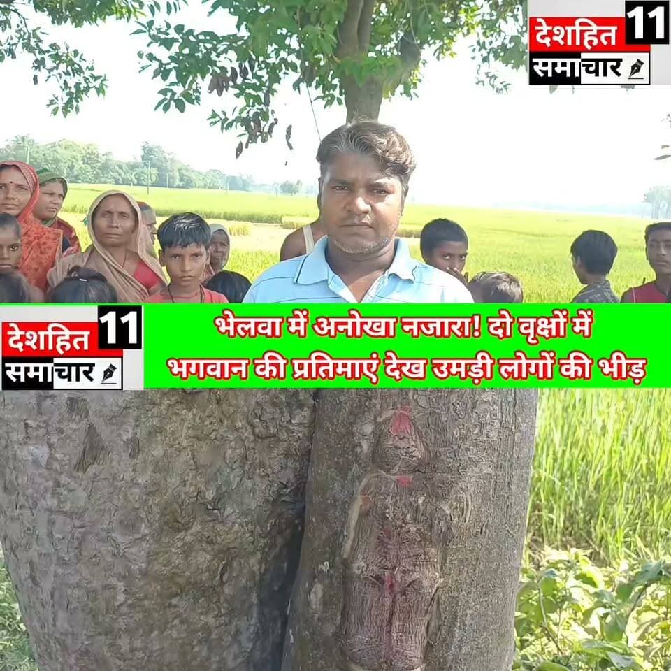 भेलवा में अद्भुत चमत्कार!
🙏 दो पेड़ों में भगवान की प्रतिमाएं!
❓ आस्था या प्रकृति का रहस्य?
नोट सदर प्रखंड क्षेत्र के भेलवा गढ़िया जाने वाली सड़क किनारे रहस्यमई चमत्कार
भेलवा में अद्भुत नजारा! दो पेड़ों में भगवान की प्रतिमाएं देख लोग हैरान, आस्था या प्रकृति का चमत्कार? इलाके में बना चर्चा का विषय
#Newskosisanchar11 #deshhitsamachar11 #fbyシvideo #viralreelsシ #viralreelsfacebook #viralreelschallenge #janpolice #saharsabihar #trending_post #viralvideochallenge @highlight #वायरल #वीडियो