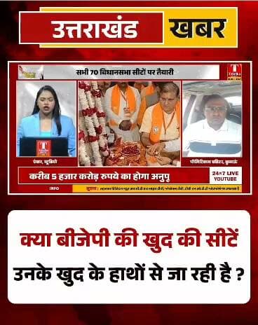 मिशन 2027 उत्तराखंड बीजेपी के लिए खतरे की घन्टी
