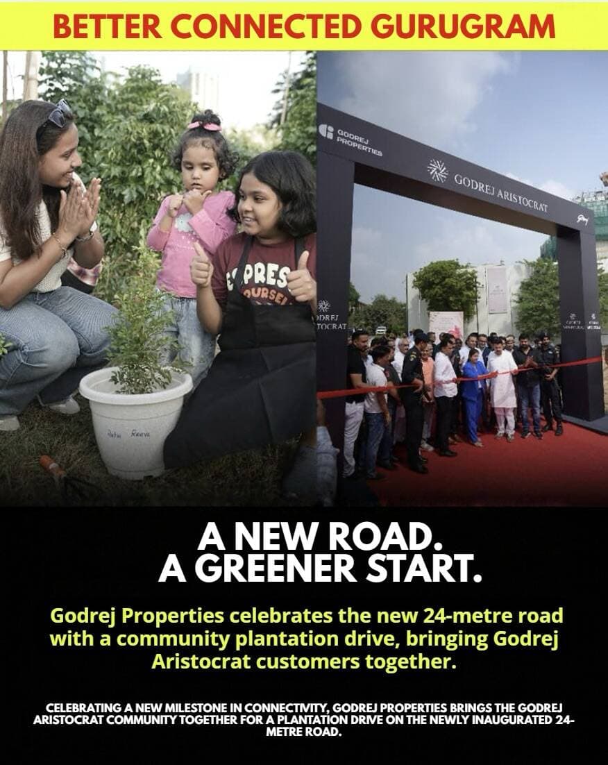 A great way to start something new
#GodrejProperties #GodrejAristocrat #DeepRootsUprisingFuture #GolfCourseExtensionRoad
#GurgaonRealEstate