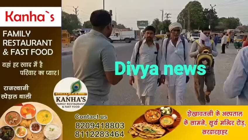 सालासर यात्रियों की सुरक्षा के लिए दोस्ताना सेवा संस्थान की अनूठी पहल, पीठ और वाहनों पर लगाया रेडियम