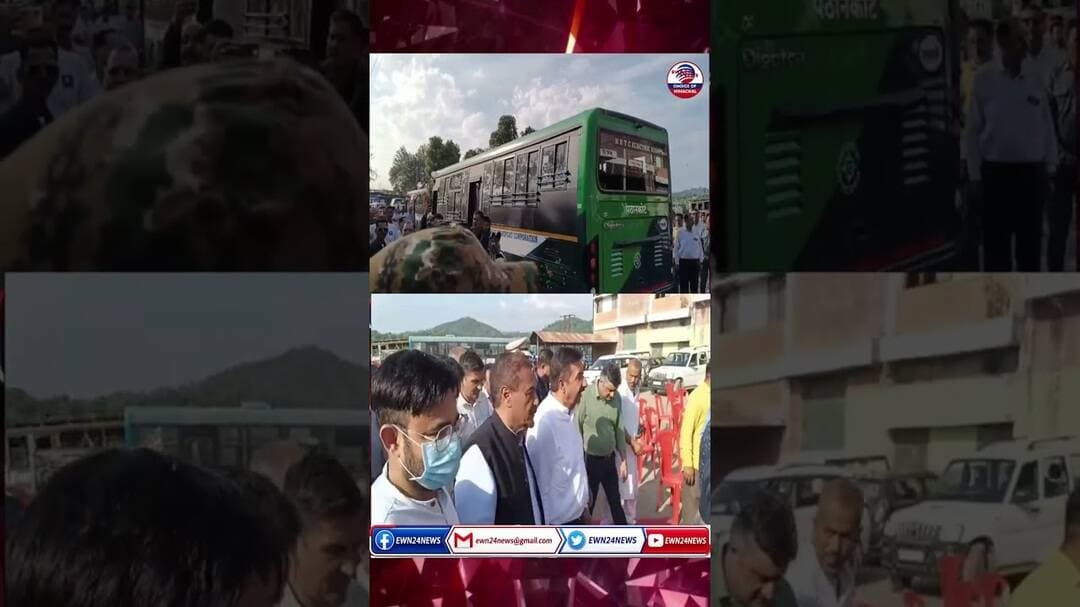 इलेक्ट्रिक बसों को लेकर डिप्टी सीएम का बड़ा ऐलान ... #MukeshAgnihotri #HRTC #ElectricBuses