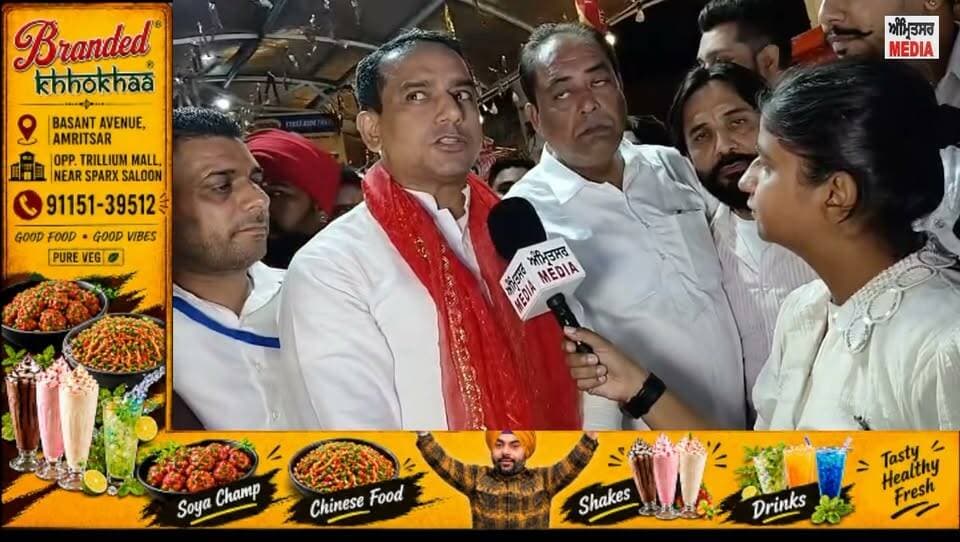 ਨਵਰਾਤਰੇ ਮੌਕੇ ਪਾਰਸ਼ਦ ਵਿੱਕੀ ਦੱਤਾ ਜੀ ਦੁਰਗਿਆਣਾ ਮੰਦਿਰ ਤੋਂ ਲਾਈਵ
